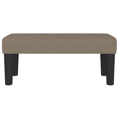 vidaXL Banc Taupe 70x30x30 cm Tissu