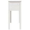 vidaXL Table console Blanc 70x35x75 cm Bois massif de pin