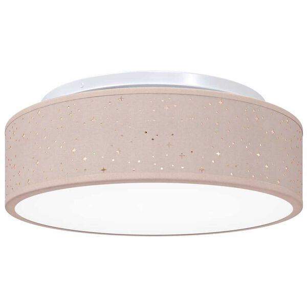 vidaXL Lampe de plafond Taupe 38 x 38 x 13,5 cm tissu