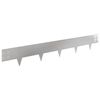 vidaXL Bordure de Pelouse 30 pc 100 x 15 cm Acier Argent&eacute;