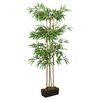 vidaXL Bambou artificiel 1216 feuilles 180 cm vert