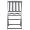 vidaXL Chaises pliables d'extérieur lot de 4 Bois d'acacia solide