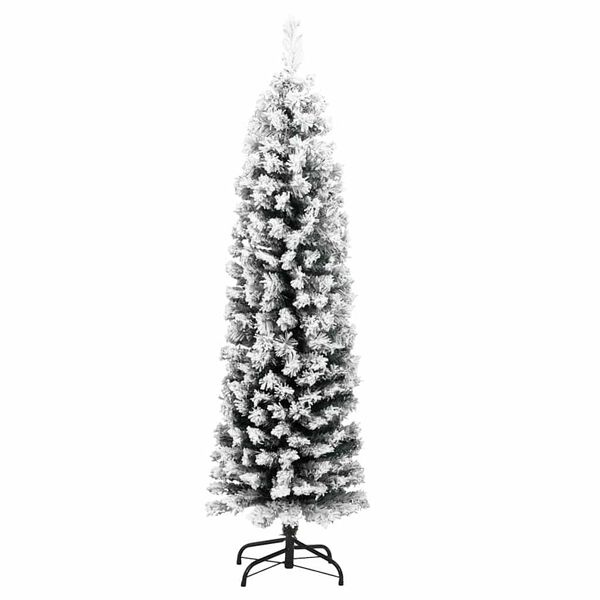 vidaXL Sapin de Noël artificiel Vert 150 cm PVC et acier et plastique