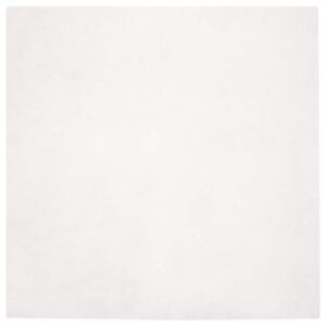 vidaXL Tapis en Fourrure Synth&eacute;tique de Lapin Olite Blanc 200 x 200 cm