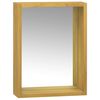 vidaXL Armoire &agrave; miroir 30x10x40 cm Bois de teck solide