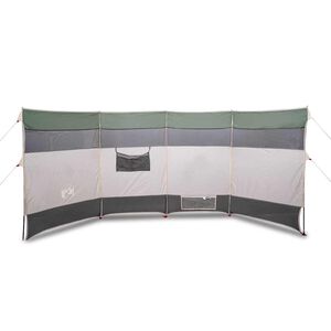 vidaXL Brise-vent de camping vert 366x152x152 cm imperm&eacute;able