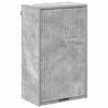 vidaXL Cabinet de salle de bain Gris b&eacute;ton 39 x 23,5 x 65 cm