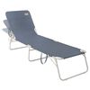 Outwell Chaise longue pliable Tenby Bleu océan