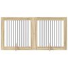vidaXL Portillon pour chien avec supports 2 pcs Ch&ecirc;ne Sonoma