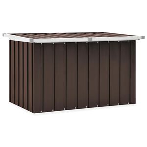 vidaXL Coffre de rangement de jardin Marron 109x67x65 cm