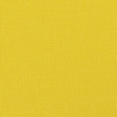 vidaXL Canapé-lit jaune clair tissu