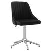 vidaXL Chaise pivotante de bureau Noir Velours