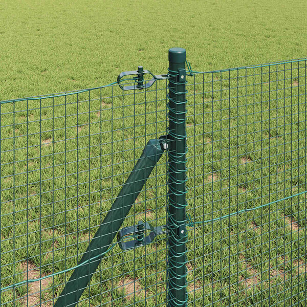 vidaXL Poteau de cl&ocirc;ture. Vert 25 x 0,4 m (treillis de 19 x 19 mm)