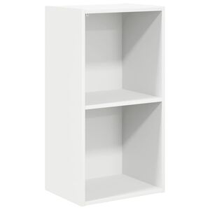 vidaXL Biblioth&egrave;que blanc 40x30x76,5 cm bois d'ing&eacute;nierie