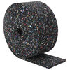 vidaXL Rouleau de granulat en caoutchouc Noir 1000 x 10 x 0,3 cm
