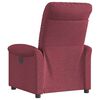 vidaXL Fauteuil inclinable Rouge bordeaux Tissu