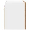 vidaXL Armoire suspendue Bois ancien et Blanc 50 x 31 x 40 cm