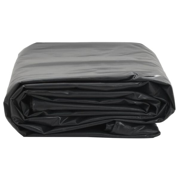 vidaXL B&acirc;che noir 1,5x2 m 650 g/m&sup2;