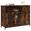 vidaXL Buffet ch&ecirc;ne fum&eacute; 100x35x75 cm bois d'ing&eacute;nierie