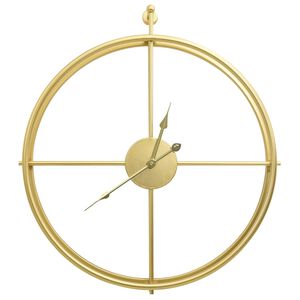 vidaXL Horloge murale Dor&eacute; 52 cm Fer