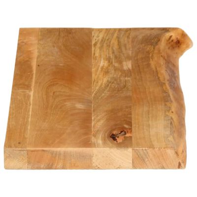 vidaXL Dessus de table à bord vivant 90x40x2,5 cm bois massif manguier