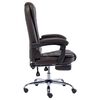 vidaXL Chaise de bureau Marron Similicuir