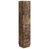 vidaXL Ensemble de Meubles 2 pcs Ch&ecirc;ne fum&eacute; 33 x 34,5 x 87 cm