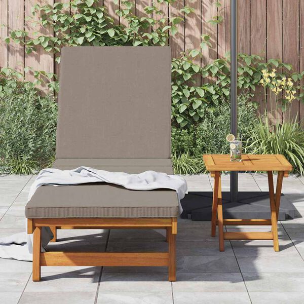vidaXL Transat 2 pcs Marron 40 x 40 x 40cm Bois d'acacia massif