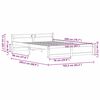 vidaXL Cadre de lit Marron cire 160 x 200 cm Bois massif en pin