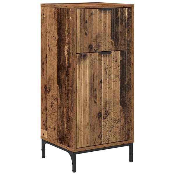 vidaXL Cabinet de salle de bain Bois Ancien 39,5 x 36 x 88 cm