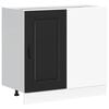 vidaXL Meuble bas de cuisine &laquo; Kalmar &raquo; Bois d'ing&eacute;nierie noir