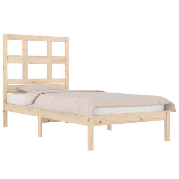 vidaXL Cadre de lit sans matelas 90x200 cm bois de pin massif