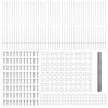 vidaXL Cl&ocirc;ture avec poteau Argent&eacute; 1,6 x 100 m Acier