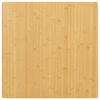 vidaXL Dessus de table 90x90x2,5 cm bambou