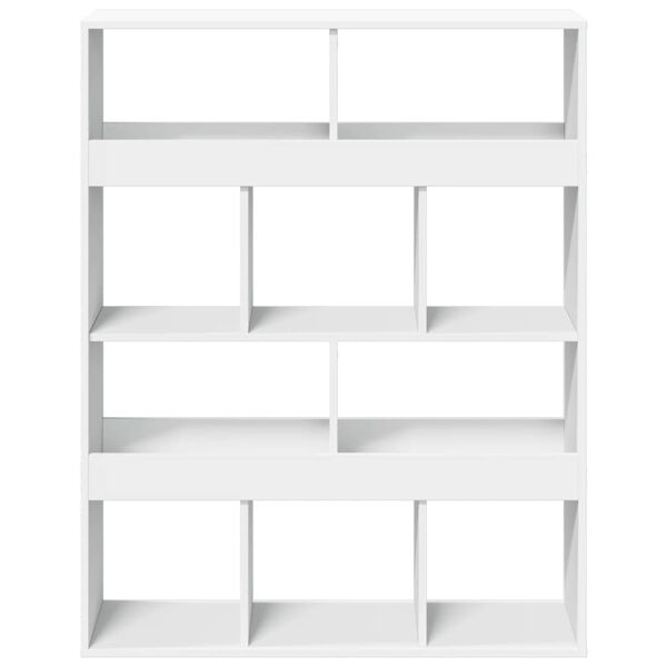 vidaXL Cloison de s&eacute;paration blanc 100x33x125,5 cm bois d'ing&eacute;nierie