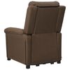 vidaXL Fauteuil de massage Marron Tissu