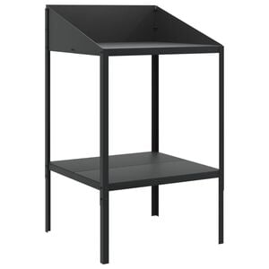 vidaXL Support pour plantes anthracite 56,5x54,5x100cm acier galvanis&eacute;