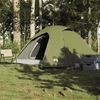 vidaXL Tente de camping &agrave; d&ocirc;me 4 personnes vert olive imperm&eacute;able