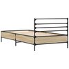 vidaXL Cadre de lit sans matelas ch&ecirc;ne sonoma 100x200 cm