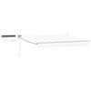 vidaXL Auvent r&eacute;tractable &eacute;lectrique Blanc 3 x 2,5 m