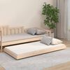 vidaXL Cadre de lit sans matelas 90x190 cm bois de pin massif