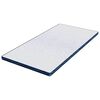 vidaXL Surmatelas Blanc 100 x 200 cm Tissu Jacquard