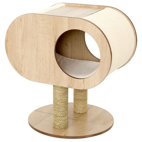 Jack and Vanilla Arbre &agrave; chat cocon Molly 48x48x62 cm Marron