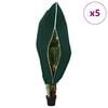 vidaXL Couvercles de Fleece de Protection Anti-Gel pour Plantes 5 pcs