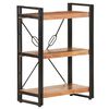 vidaXL Biblioth&egrave;que &agrave; 3 niveaux 60x30x80 cm Bois d'acacia massif