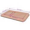 vidaXL Matelas pour chiens Taille XXL Beige