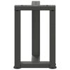 vidaXL Pieds de table basse en T 2 pi&egrave;ces Anthracite 38 x 25 x (42-43) cm Acier