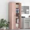 vidaXL Armoire de rangement avec stockage 2 pcs Rose 60 x 40 x 180 cm