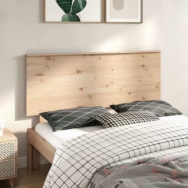 vidaXL T&ecirc;te de lit 154x6x82,5 cm Bois massif de pin