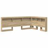 vidaXL T&ecirc;te de lit de rangement Ch&ecirc;ne Sonoma Bois d'ing&eacute;nierie